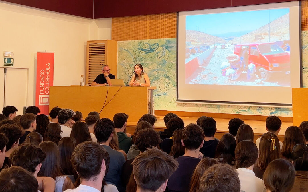 Conferència sobre l’experiència com a corresponsal al Líban de l’exalumna Andrea López-Tomàs