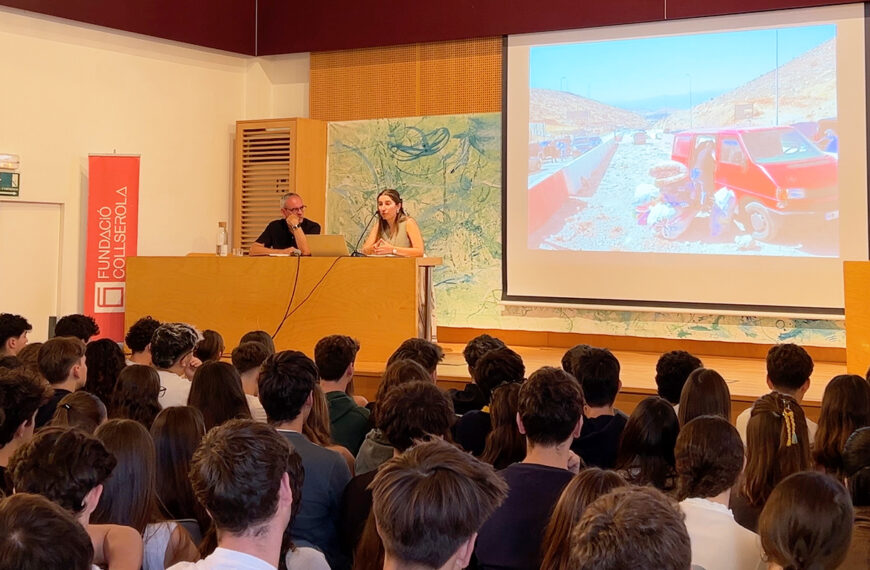 Conferència sobre l’experiència com a corresponsal al Líban de l’exalumna Andrea López-Tomàs