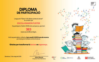 Èxit de la nova edició del projecte Girem Full! Llibres contra el càncer