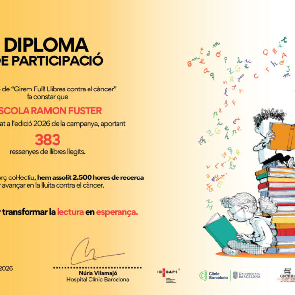Èxit de la nova edició del projecte Girem Full! Llibres contra el càncer